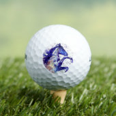 Waterverf van artistieke paarden golfballen (Insitu Shirt)
