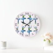 Waterverf van Ballerina Dancers Grote Klok (Huis)