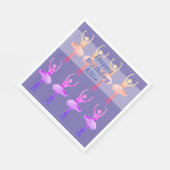 Waterverf van Ballerina Kunst Servet (Hoek)