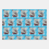 Waterverf van Beer van van van whimsical-pinguïn Inpakpapier Vel (Voorkant)