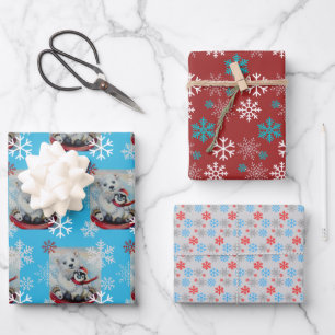 Waterverf van Beer van van van whimsical-pinguïn Inpakpapier Vel