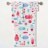 Waterverf van beetel bad handdoek