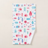 Waterverf van beetel bad handdoek (Handdoek)
