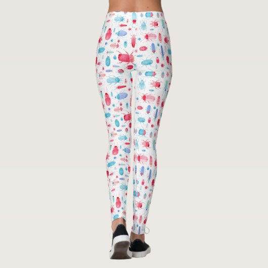 Waterverf van beetel leggings (Achterkant)