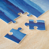 Waterverf van bergen Foto Puzzle met Gift Box Legpuzzel (Zijkant)