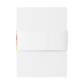 Waterverf van Bigge Pink Floral Elegant Uitnodigingen Wikkel (Achterkant Voorbeeld)