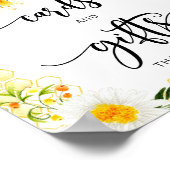 Waterverf van bijen en cadeaubord poster (Hoek)