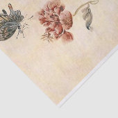 Waterverf van  bijen, vlinder en papaver tissuepapier (Detail)