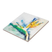 Waterverf van Bird of Paradise Tegeltje (Zijkant)