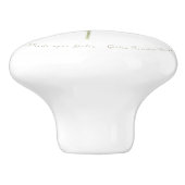 Waterverf van Bird's Eyes Gilia Keramische Knop (Zijkant)