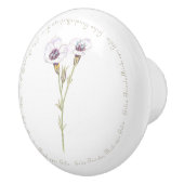 Waterverf van Bird's Eyes Gilia Keramische Knop (Rechts)