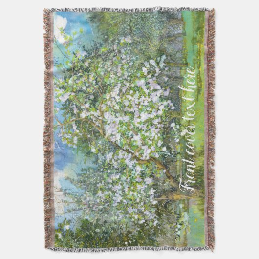 Waterverf van bloedige tuinschilderkunst deken (Voorkant Verticaal)