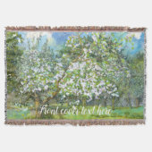 Waterverf van bloedige tuinschilderkunst deken (Voorkant)