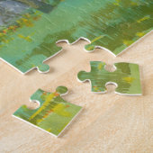 Waterverf van bloedige tuinschilderkunst legpuzzel (Zijkant)