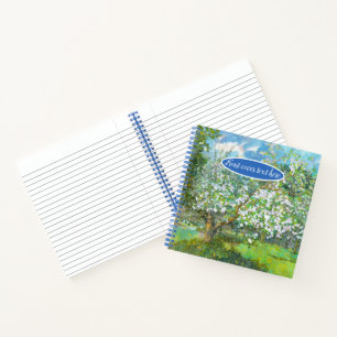 Waterverf van bloedige tuinschilderkunst notitieboek