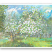 Waterverf van bloedige tuinschilderkunst sticker (Voorkant)