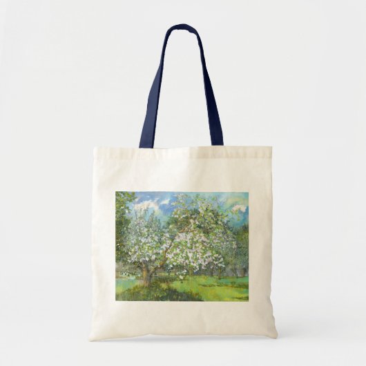 Waterverf van bloedige tuinschilderkunst tote bag (Voorkant)