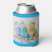 Waterverf van Boedgie Schildervogel Boedgies Aqua  Blikjeskoeler (Blikje Achterkant)