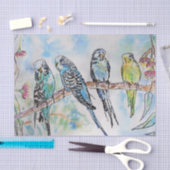 Waterverf van Boedgie Schildervogel Boedgies Aqua  Tissuepapier (Craft)