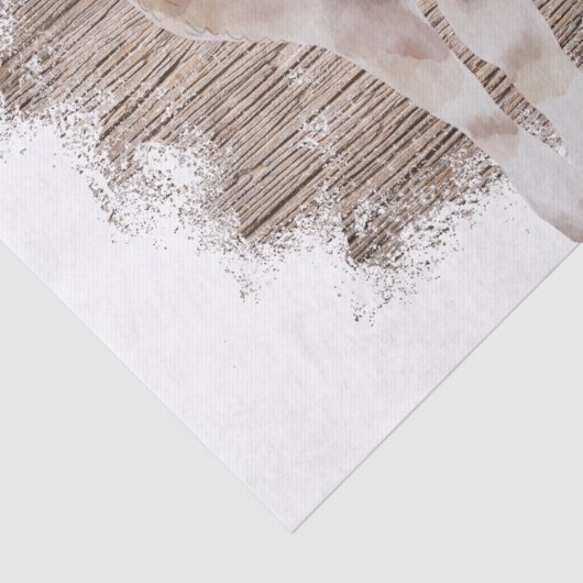 Waterverf van Boerderij-lentesap Tissuepapier (Detail)