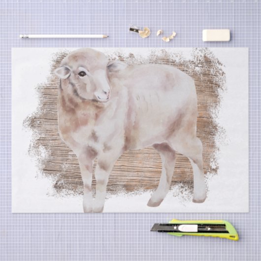 Waterverf van Boerderij-lentesap Tissuepapier (Craft)