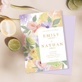 Waterverf van bont- en fruitbont kaart