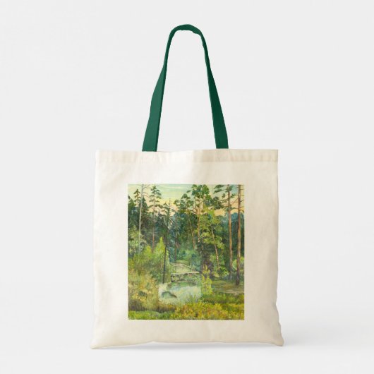 Waterverf van bosschilders tote bag (Achterkant)