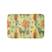 Waterverf van bossen badmat (Voorkant)