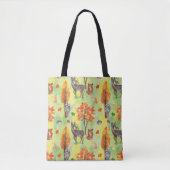 Waterverf van bossen tote bag (Voorkant)