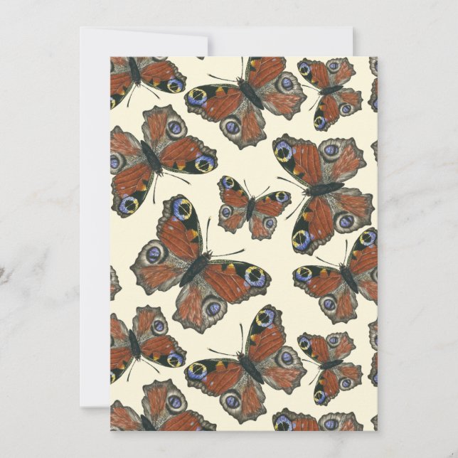 Waterverf van botervliegen (Voorkant)