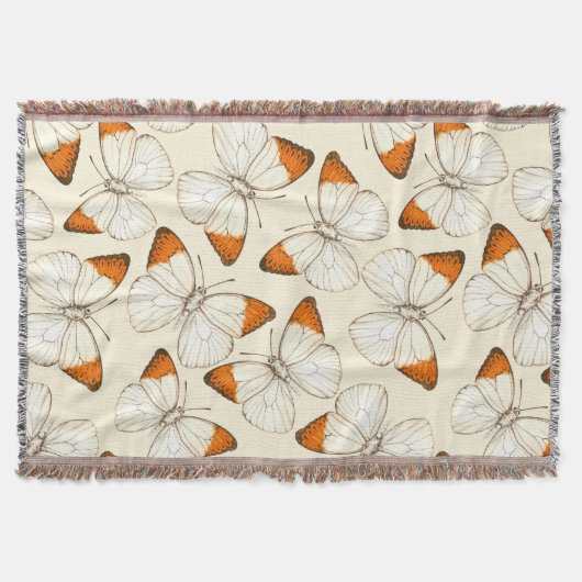 Waterverf van botervliegen deken (Voorkant)