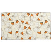 Waterverf van botervliegen kussensloop (Voorkant-Rechts)