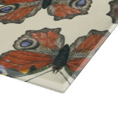 Waterverf van botervliegen snijplank (Hoek)