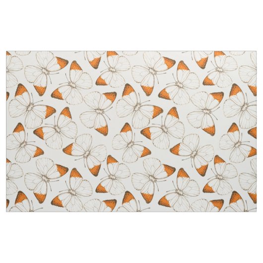 Waterverf van botervliegen stof (Fat Quarter)