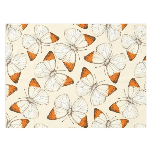 Waterverf van botervliegen tafelkleed (Voorkant (Horizontaal))