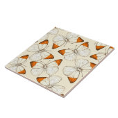 Waterverf van botervliegen tegeltje (Zijkant)