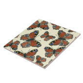 Waterverf van botervliegen tegeltje (Zijkant)