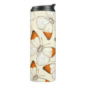 Waterverf van botervliegen thermosbeker (Gedraaid links)