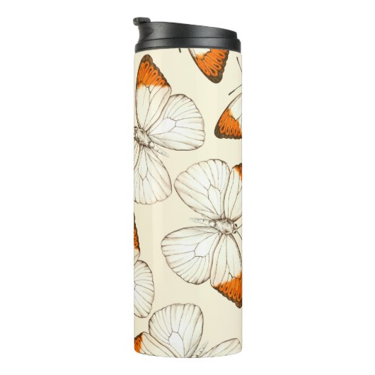 Waterverf van botervliegen thermosbeker (Geroteerd rechts)