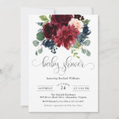 Waterverf van Bourgogne en  van de marine Floral B Kaart (Voorkant)