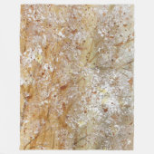 Waterverf van bries en bloemen fleece deken (Voorkant)