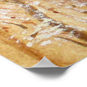 Waterverf van bries en bloemen poster (Hoek)