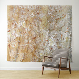 Waterverf van bries en bloemen wandkleed