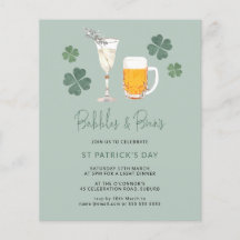Waterverf van budget bellen & Brews St. Patricks D