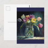 Waterverf van buisjes briefkaart (Voorkant / Achterkant)