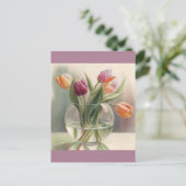 Waterverf van buisjes briefkaart (Staand voorkant)