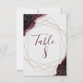 Waterverf van Burgundy - Gebundelde weddenschappen Kaart (Achterkant)