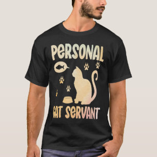 Waterverf van Cat Servant T-shirt
