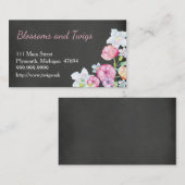 Waterverf van Chalkboard Visitekaartje (Voorkant / Achterkant)