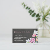 Waterverf van Chalkboard Visitekaartje (Staand voorkant)